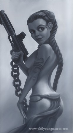 Phil Young - Princess Leia!